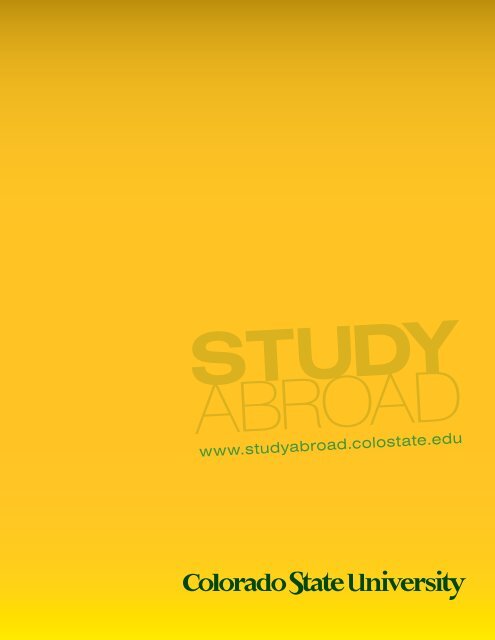 CSU Pre-departure guide - Study Abroad - Colorado State University