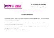 P-Air Magyarország Kft. - Wizz Air