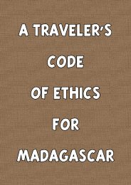 A Traveler's Code of Ethics for Madagascar