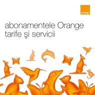 termeni si conditii generale pentru utilizarea serviciilor ... - Orange