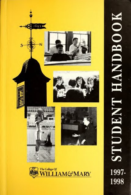 Student Handbook, 1997-1998 - The W&M Digital Archive - College