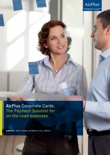 AirPlus Corporate Card Brochure - Event Advantage Solutions