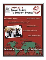 Travel Guide To Student Events - San Bernardino County ...