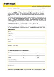 Expenses claim form for: (event) If you are a student UK Higher ...