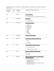 barangay characteristics & community services (clhns 2002 follow -up)