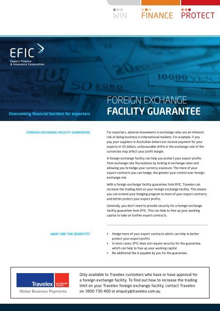 FOREIGN EXCHANGE FACILITY GUARANTEE