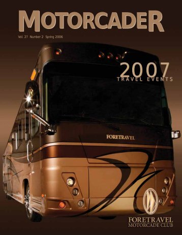 TRAVEL EVENTS TRAVEL EVENTS - Foretravel Motorhomes