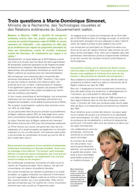 Dynamisme 204 xp - Union Wallonne des Entreprises