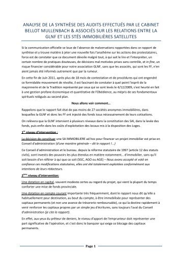 Audit-Bellot 10 juin 2011 - Blogs