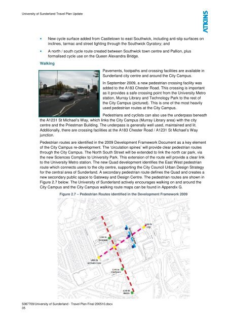 University of Sunderland - Travel Plan Final 200510-1