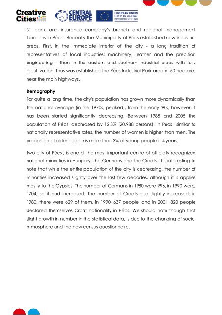 SWOT Analysis - Central Europe