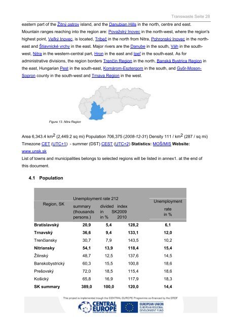 6.2.5. Report Favourable region - Central Europe