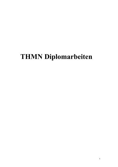 THMN Diplomarbeiten