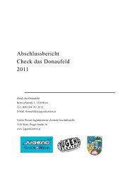 Check das Donaufeld - Verein Wiener Jugendzentren