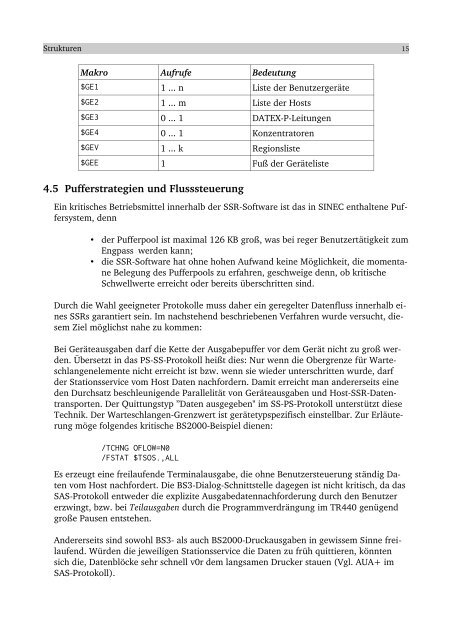 SSR - Konzepte und Strukturen