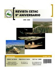 Revista CETAC 2005 - Comando de Doctrina y Educación Militar