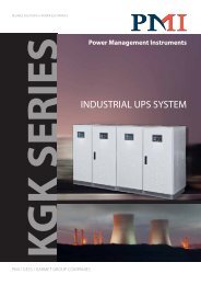 INDUSTRIAL UPS SYSTEM - PMI – Power Management Instruments