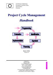 Project Cycle Management Handbook - SLE Berlin