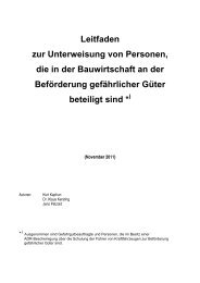 Leitfaden zur Unterweisung von Personen, die in der ... - gisbau