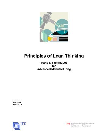 The Principles of Lean Thinking - Industrial Technology Centre