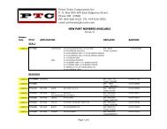 New part number sheets 2-20-12 (GROUP) - Power Train Components