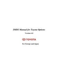 IMDS manual for Toyota options - the International Material Data ...