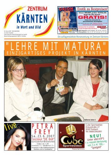 Ausgabe 05.2007 (PDF-Format, ca. 2,4 MB - Zentrum Kärnten in ...