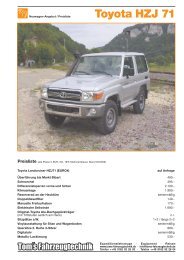 Toyota HZJ 71 - Toms Fahrzeugtechnik