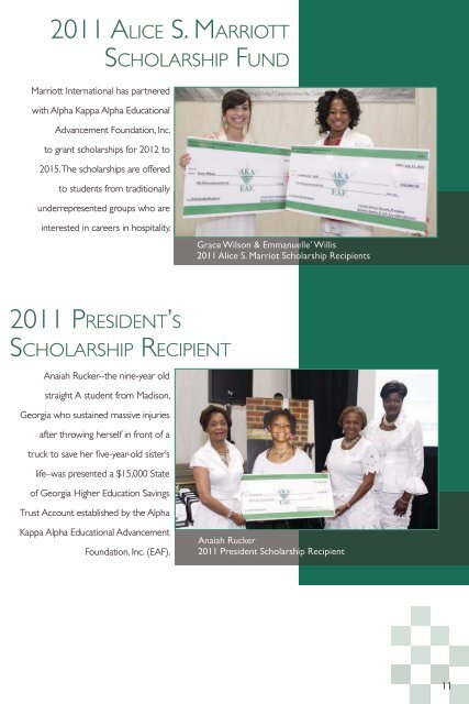 Annual Report - Alpha Kappa Alpha Educational Advancement ...