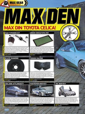 MAX DIN TOYOTA CELICA!