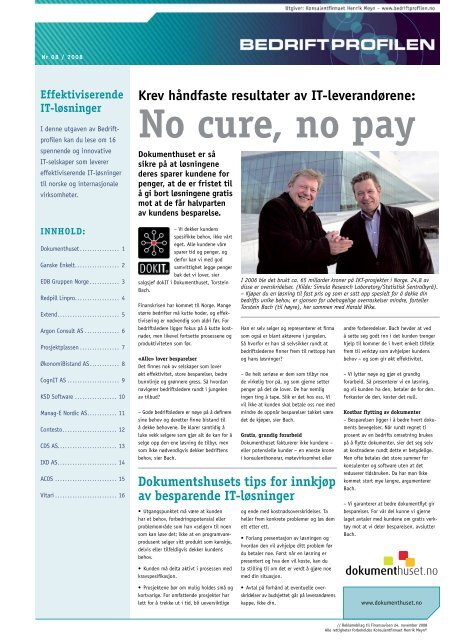 no cure, no pay