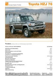 Toyota HZJ 76 - Toms Fahrzeugtechnik