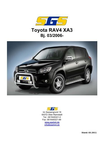 Toyota RAV4 XA3 - SGS