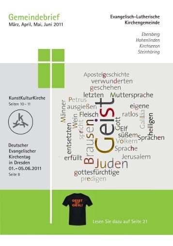 Gemeindebrief März bis Juni 2011 als PDF Datei - Evangelisch ...