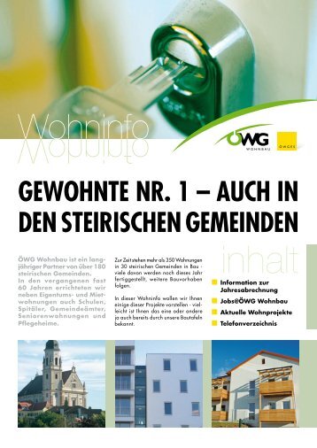 GEWOHNTE NR. 1 – AUCH IN DEN STEIRISCHEN ... - ÖWGes