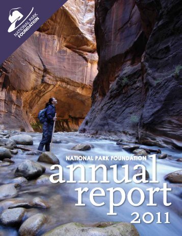 2011 ANNUAL RePORT - National Park Foundation