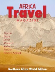 Africa Travel - air highways - magazine of open skies, world airlines