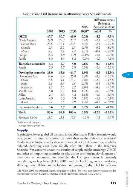 World Energy Outlook 2006