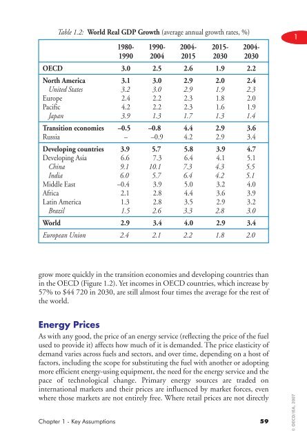 World Energy Outlook 2006