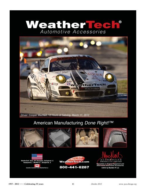 PDF Download - Porsche Club of America - Chicago Region