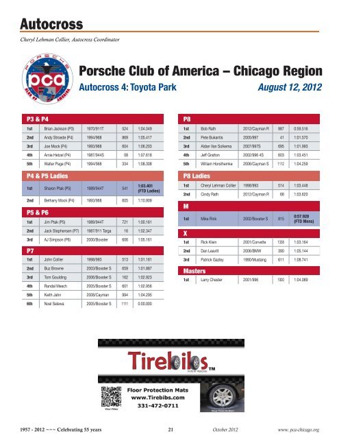 PDF Download - Porsche Club of America - Chicago Region