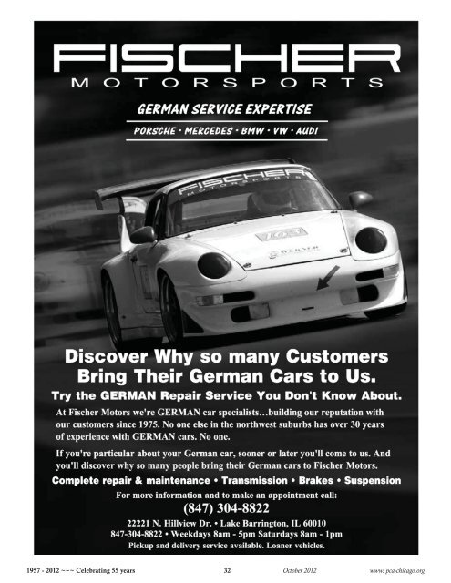 PDF Download - Porsche Club of America - Chicago Region