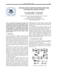 integrated starter-generators for automotive applications