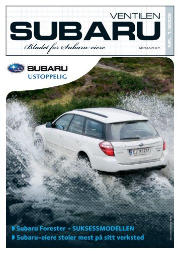 Bladet for Subaru-eiere - Subaru Norge