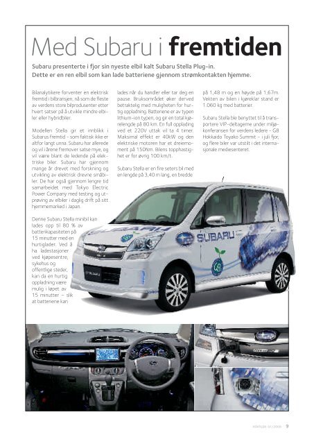 Bladet for Subaru-eiere - Subaru Norge