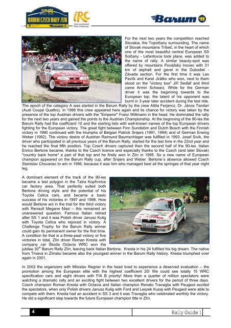 RALLY GUIDE 1 - RALLYLIFE.cz