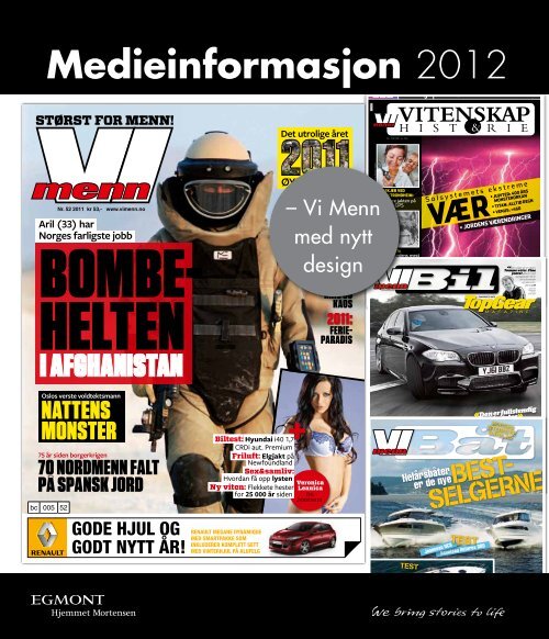 Medieinformasjon 2012 Egmont Hjemmet Mortensen