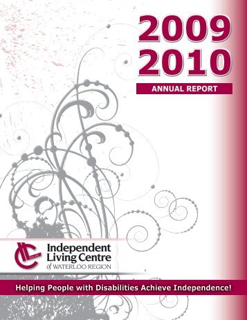 ANNUAL REPORT - Independent Living Centre of Waterloo Region