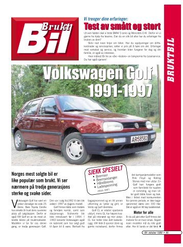 VW Golf - BilNorge.no