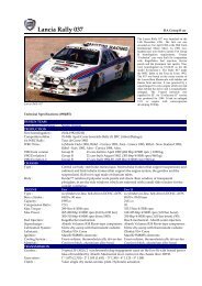 83 Lancia Rally 037 - Motorsports Almanac